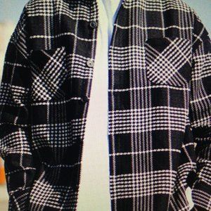 Street Fashion Casual Plaid Texture Shirt Modern